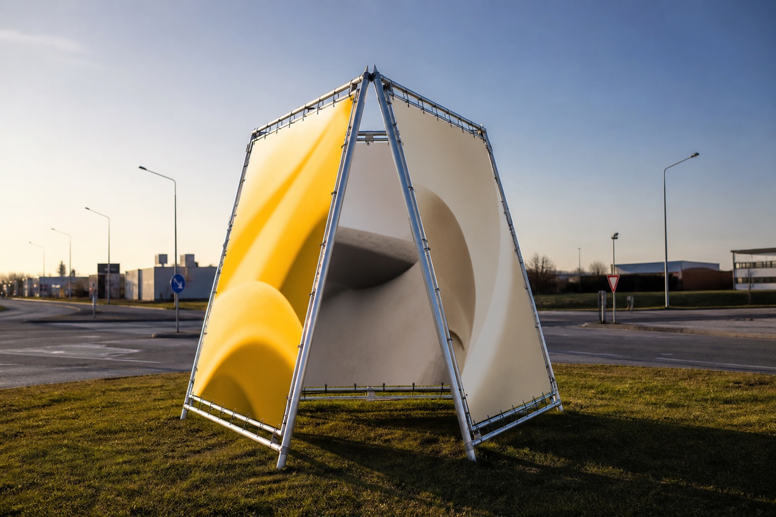 3-sidet fritstående bannersystem