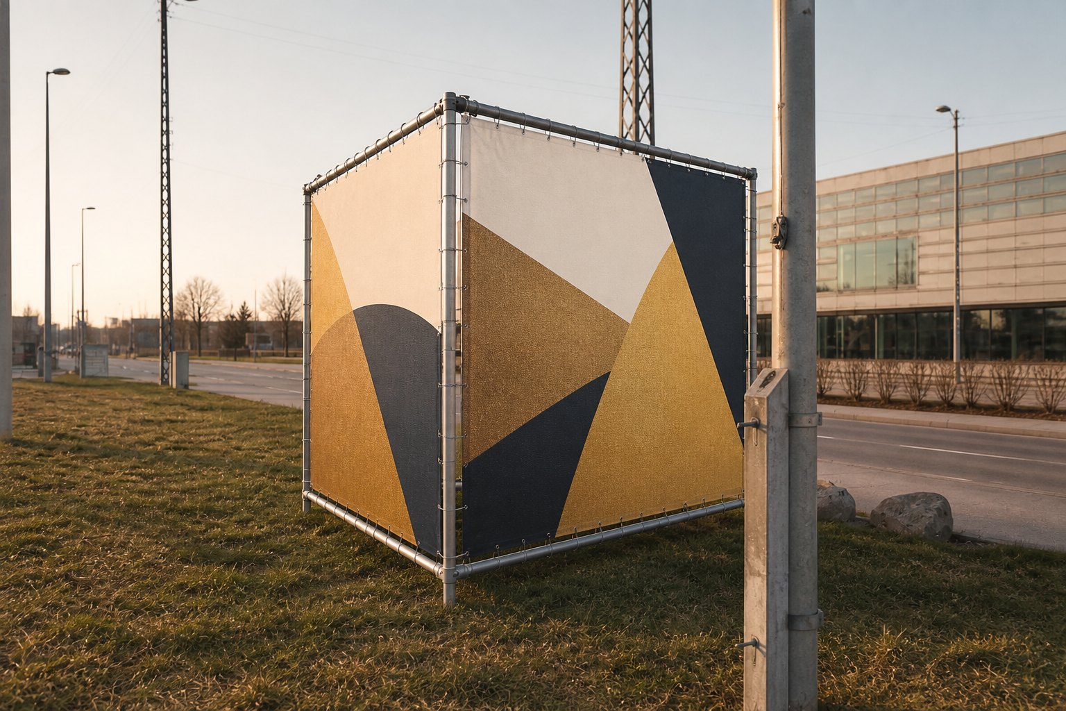 3-sidet fritstående bannersystem